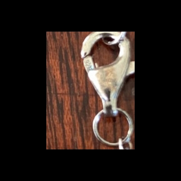 Genuine Pink Pearl, CZ, Sterling Silver Necklace - Picture 9 of 9